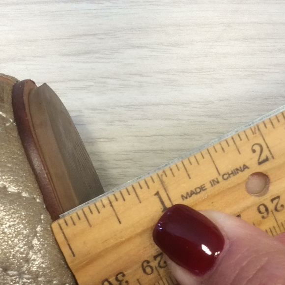 Tory Burch Kaitlin Quilted Metallic Ballet Flats Shoes Tan Gold - Size 7 - Picture 15 of 16